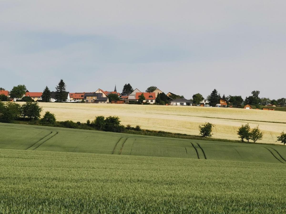 Ferienwohnung "Am Saalehaken" Gossitz Bagian luar foto