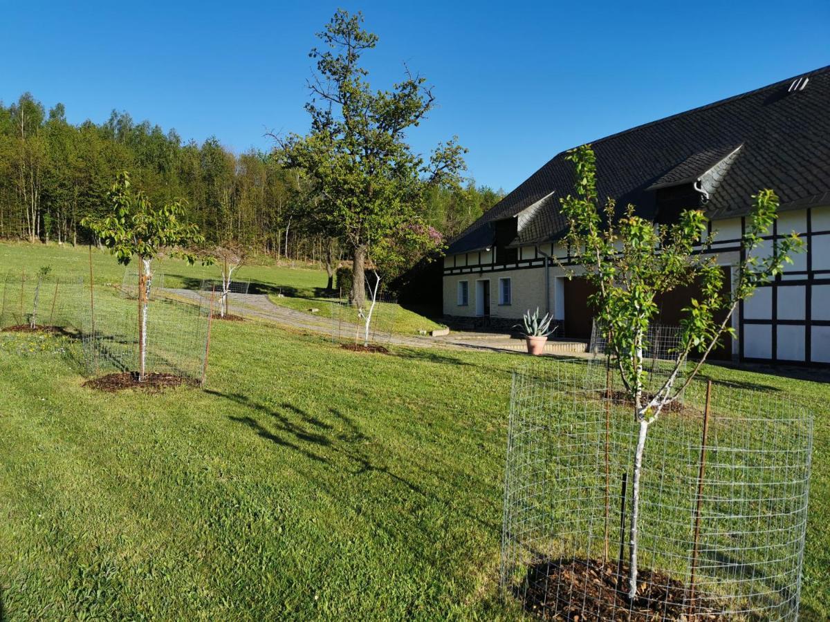Ferienwohnung "Am Saalehaken" Gossitz Bagian luar foto